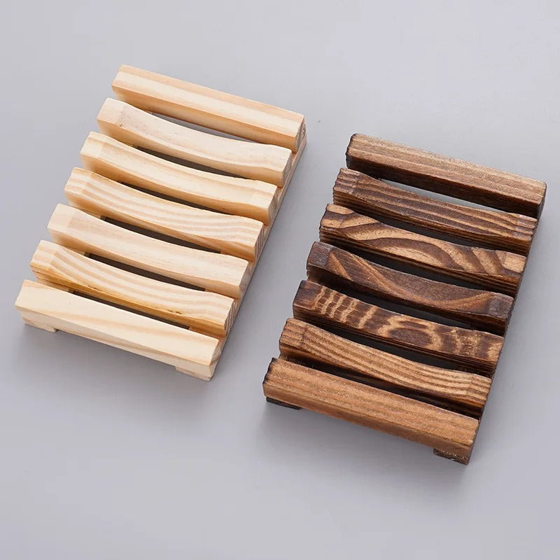 Houten Zeephouder